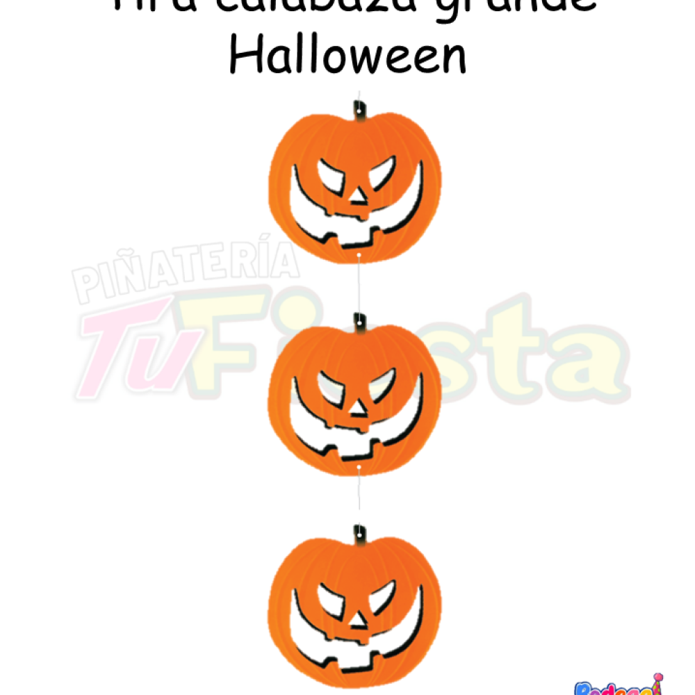 TIRA FIGURAS GRANDES CALABAZAZ HALLOWEEN - EDUAR