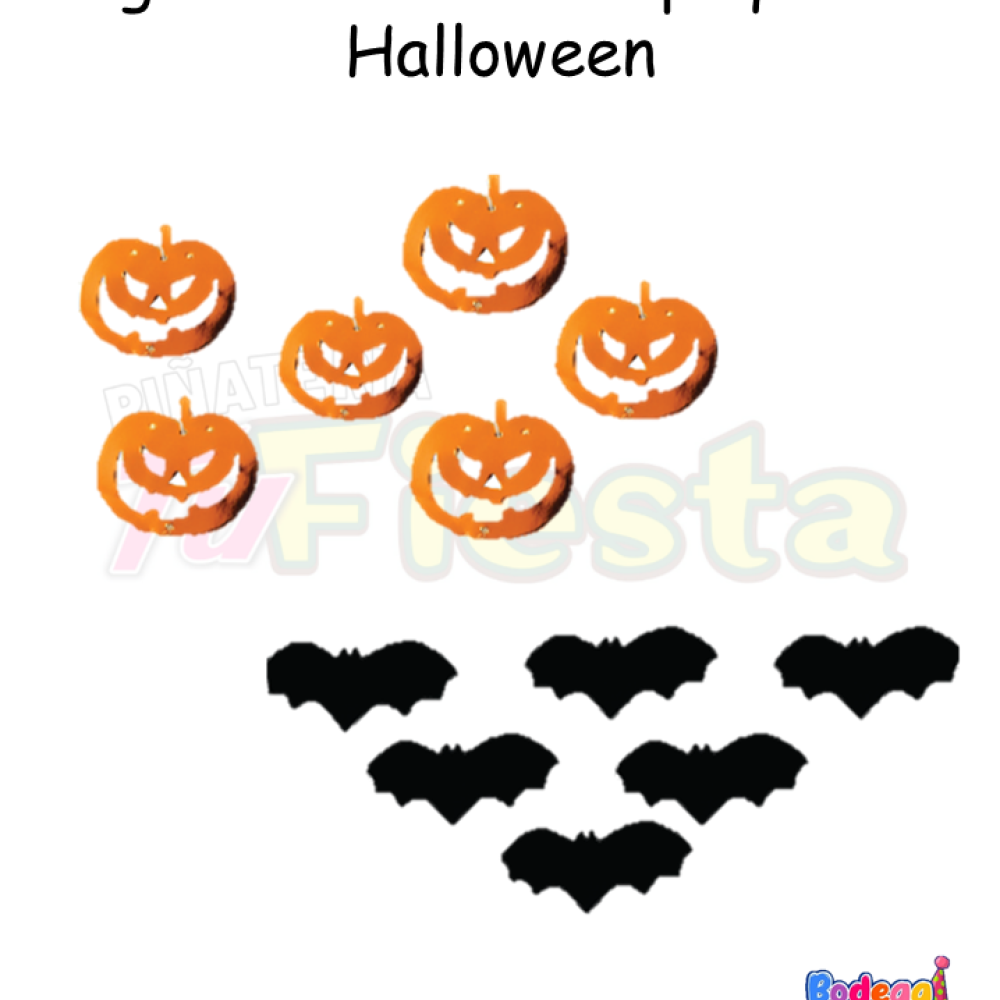 FIGURAS X6 PEQUEÑAS HALLOWEEN SUELTAS (EDUAR)