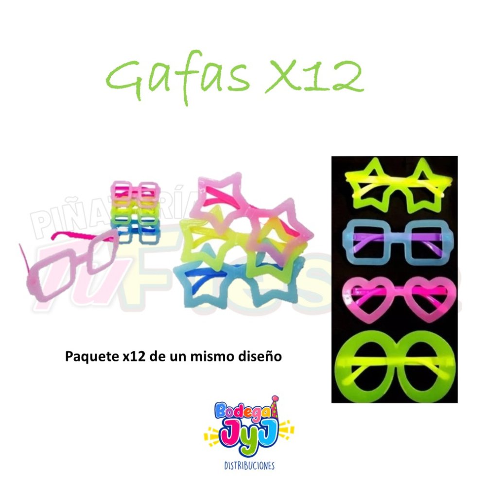GAFAS X12 INFANTIL NEON PASTEL
