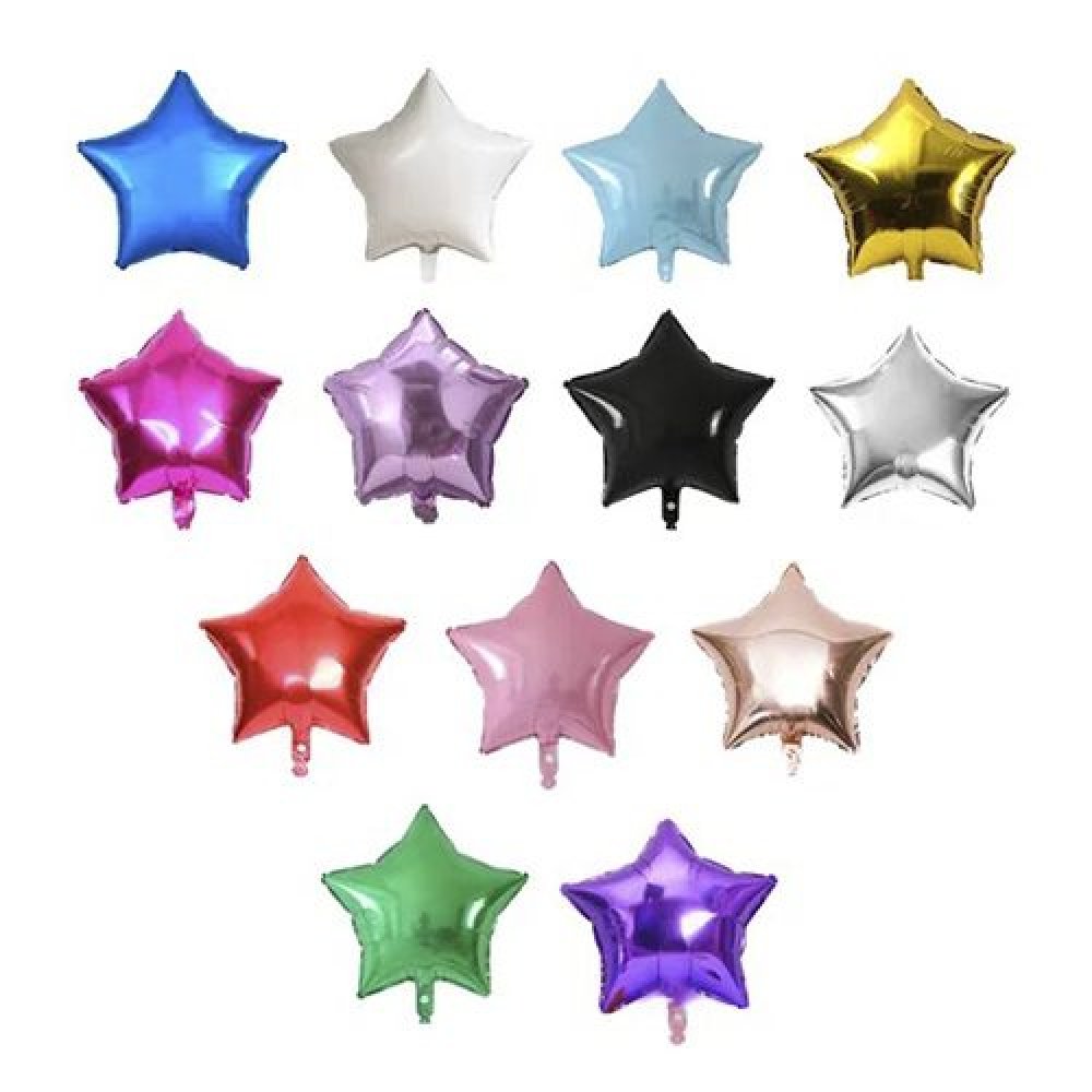 GLOBO METALIZADO ESTRELLA 5 O 6 PULGADAS