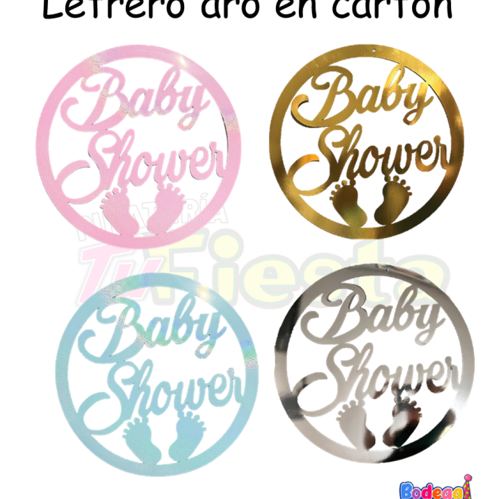 LETRERO ARO CARTON BABY SHOWER (EDUAR)