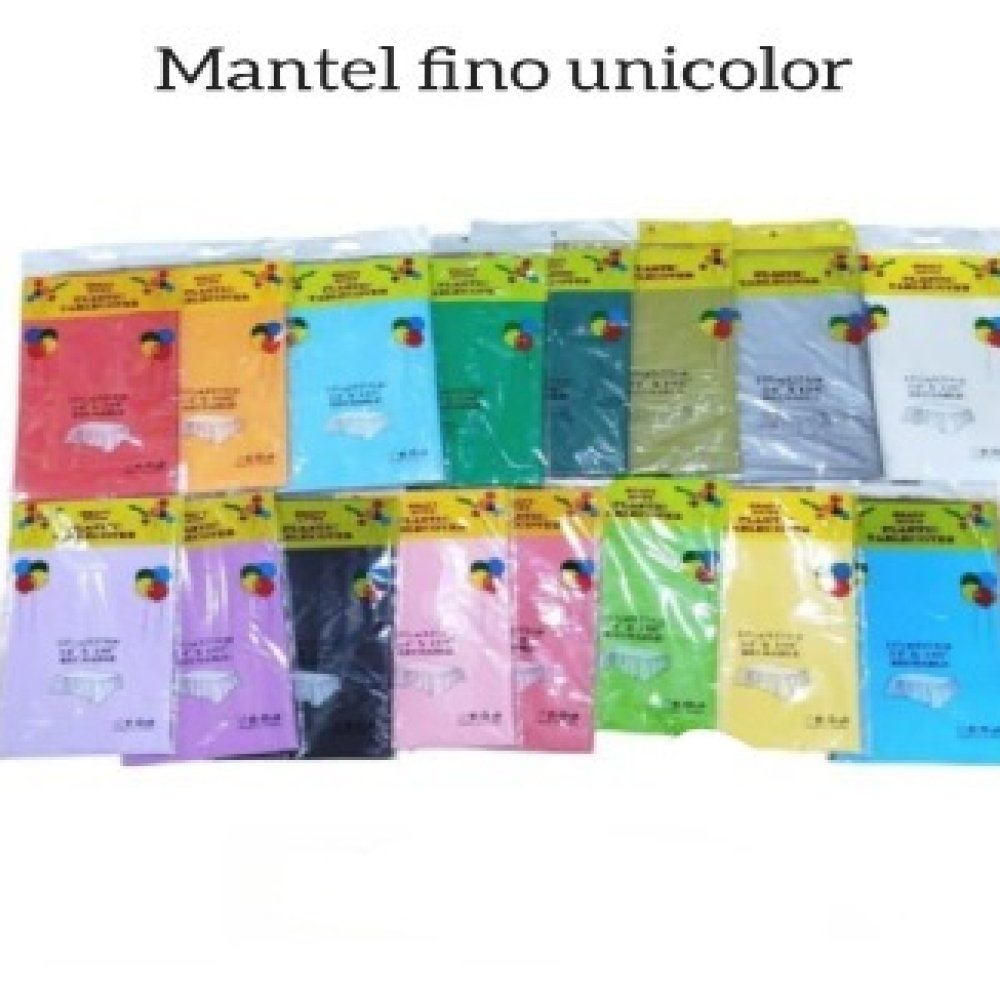 MANTEL UNICOLOR TIPO TELA FINO