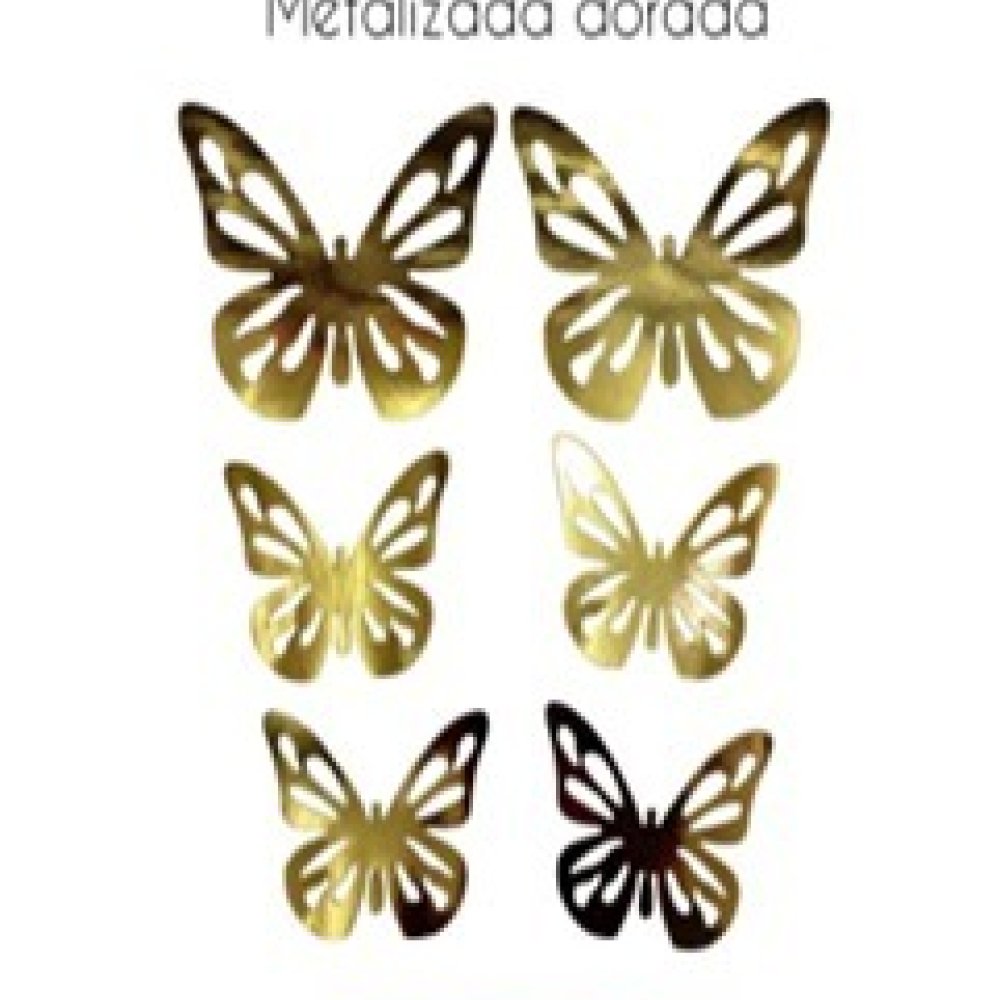 MARIPOSA TROQUELADA SUELTA X6 - EDUAR