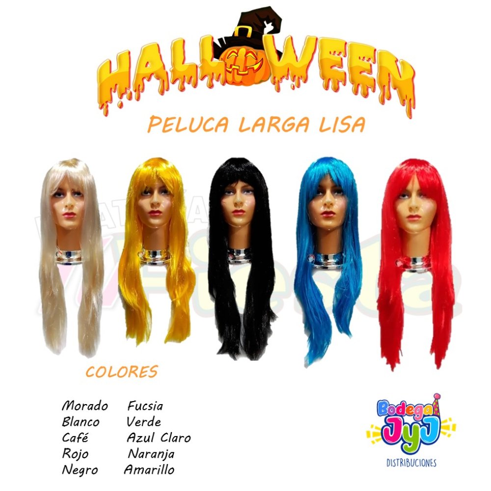 PELUCA LARGA LISA