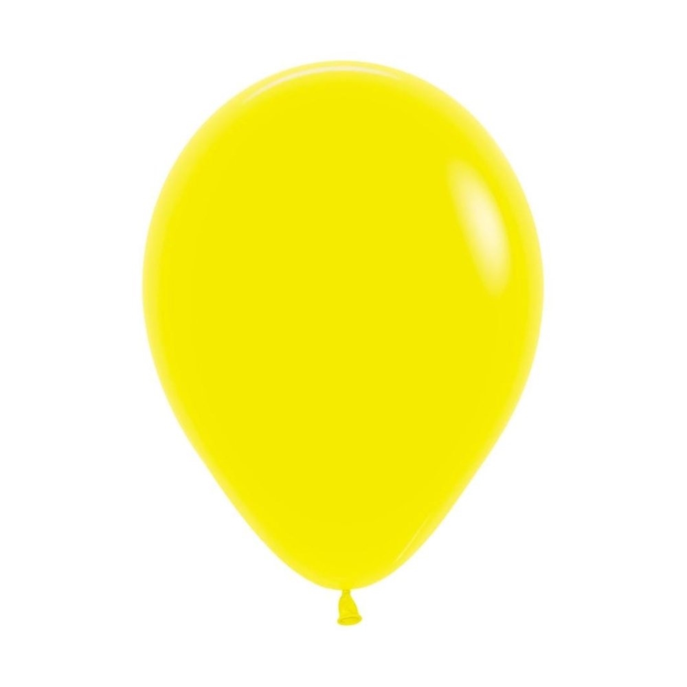 GLOBO AMARILLO FASHION SEMPERTEX R9 X12 UNIDADES