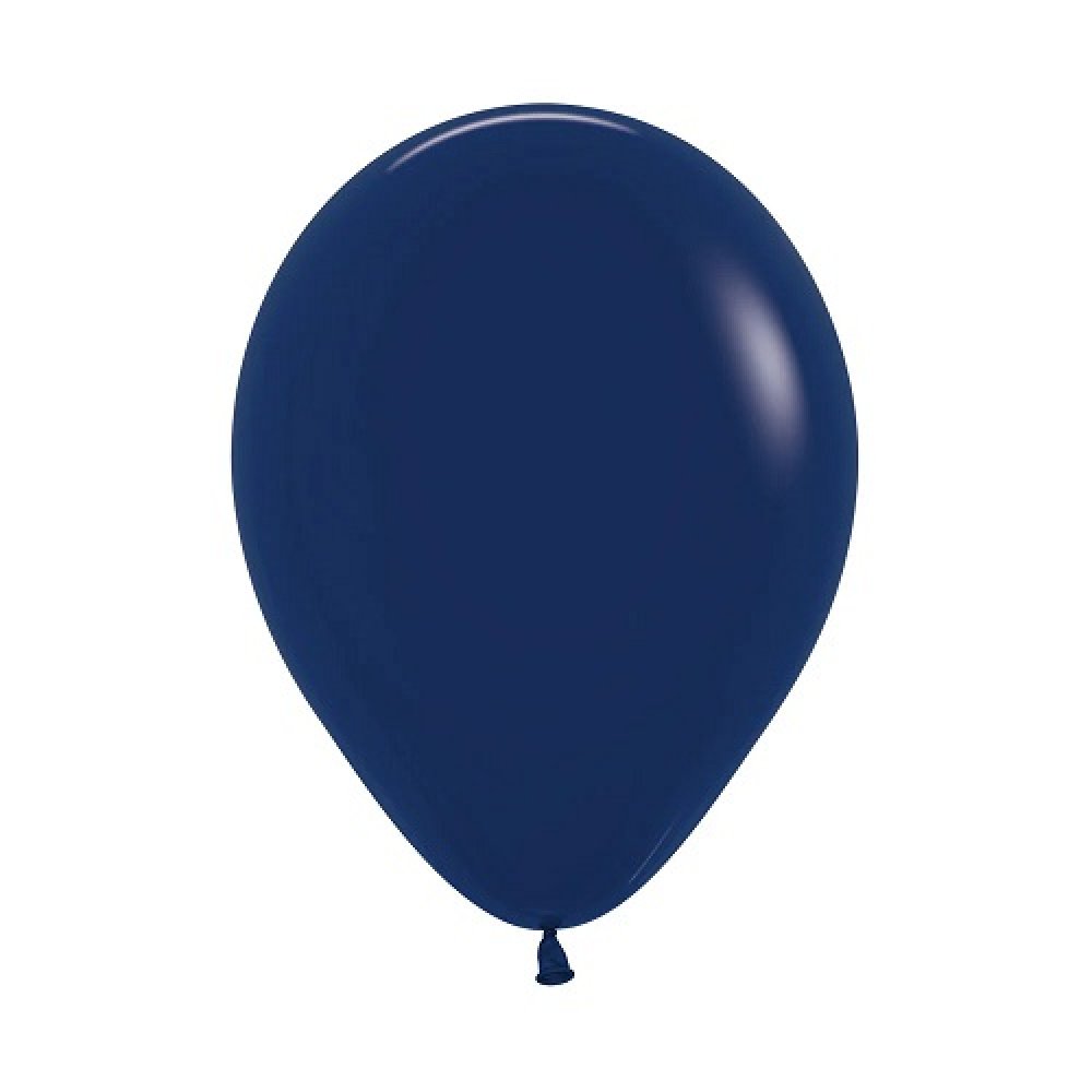 GLOBO AZUL NAVAL FASHION SEMPERTEX R12 X50 UNIDADES