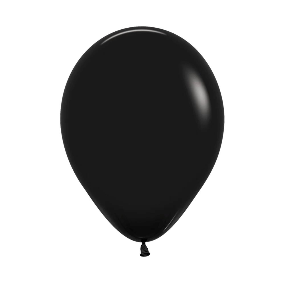 GLOBO NEGRO FASHION SEMPERTEX R12 X12 UNIDADES