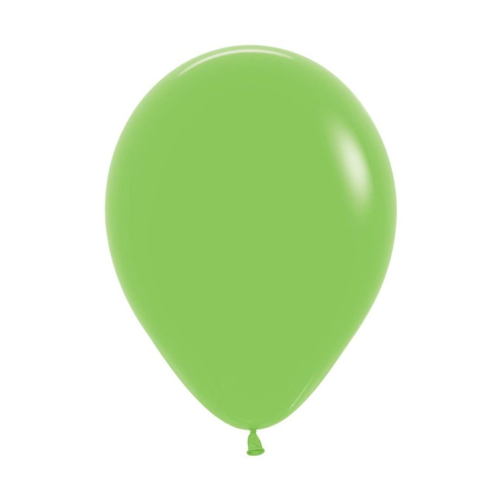 GLOBO VERDE LIMA FASHION SEMPERTEX R12 X12 UNIDADES