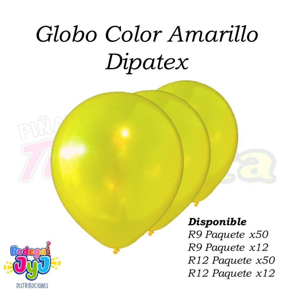 GLOBO AMARILLO DIPATEX R6 X20 UNIDADES