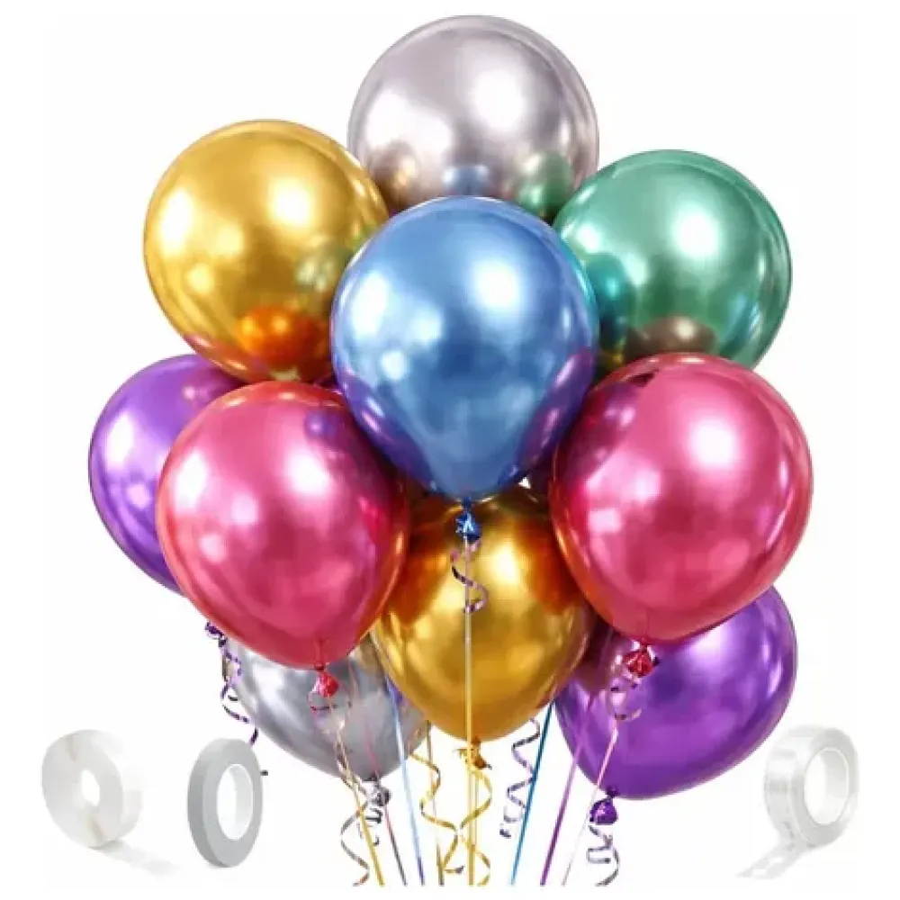 GLOBO SURTIDO CROMADO ESPEJO DIPATEX R12 X12 UNIDADES