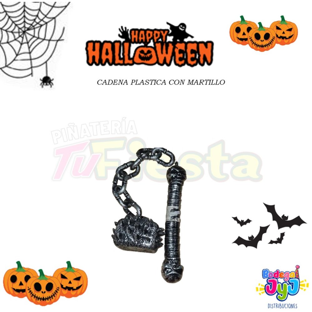 CADENA PLASTICA CON MARTILLO