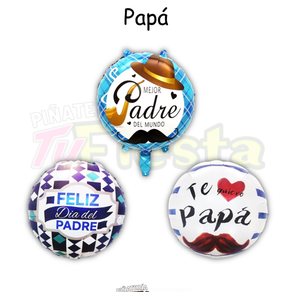 GLOBO METALIZADO PAPÁ 18 PULGADAS
