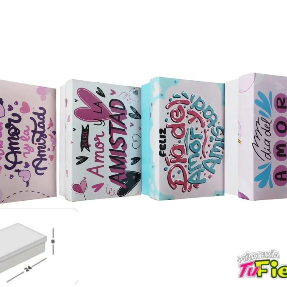 CAJA JUMBO MEDIANA AMOR Y AMISTAD PROMO