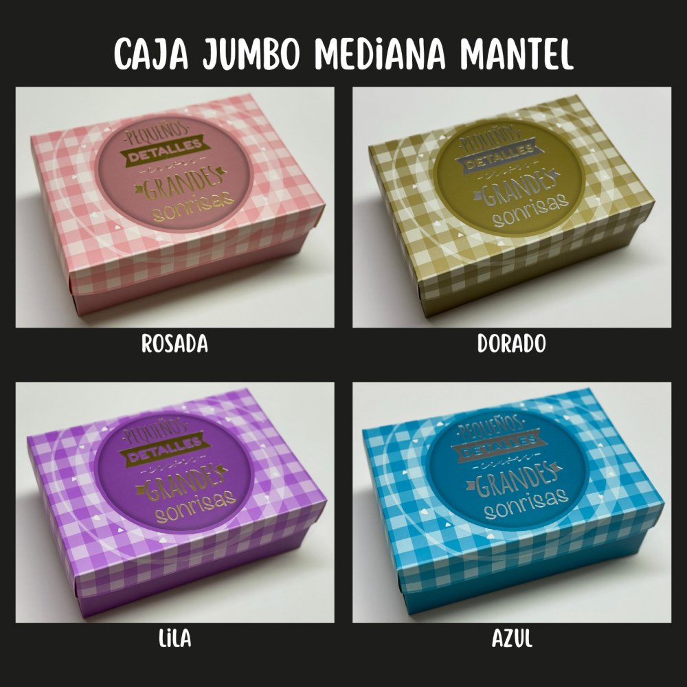 CAJA JUMBO MEDIANA PICNIC ESTAMPADA