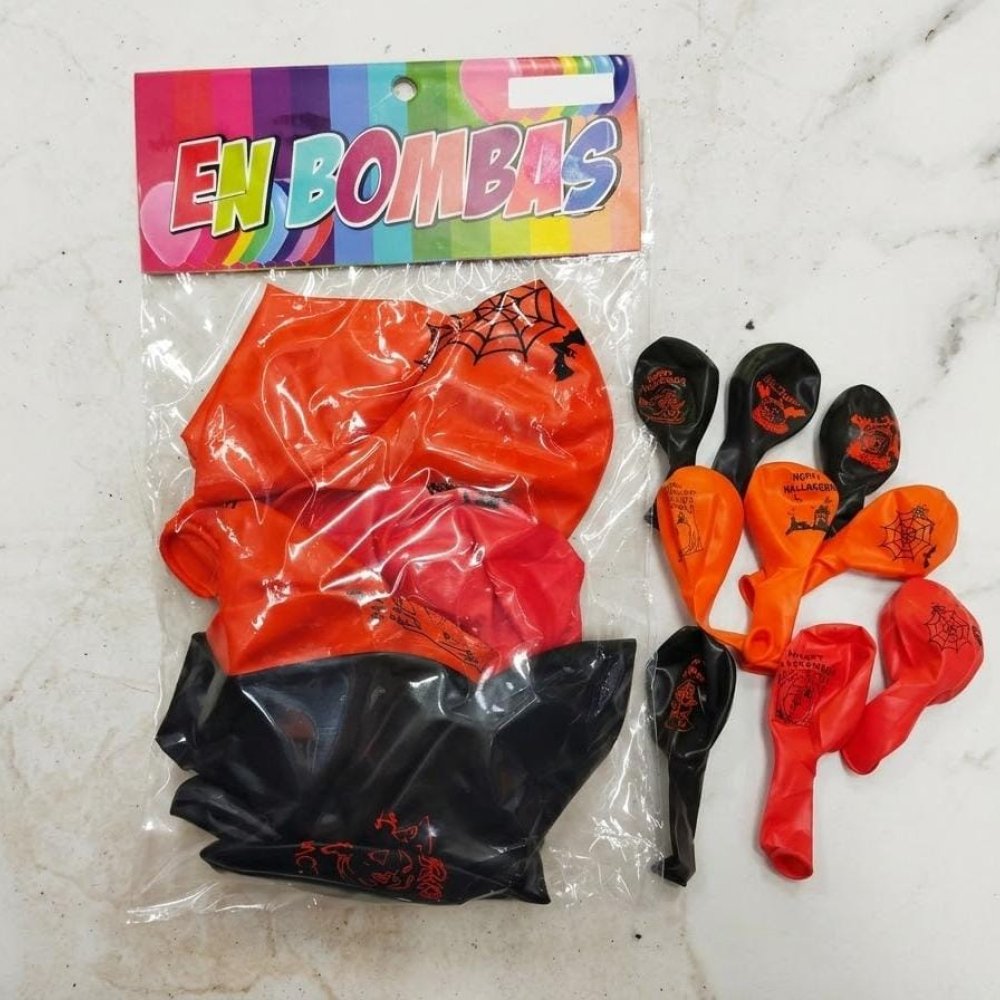 GLOBO R12 X12 HALLOWEEN EN BOMBAS