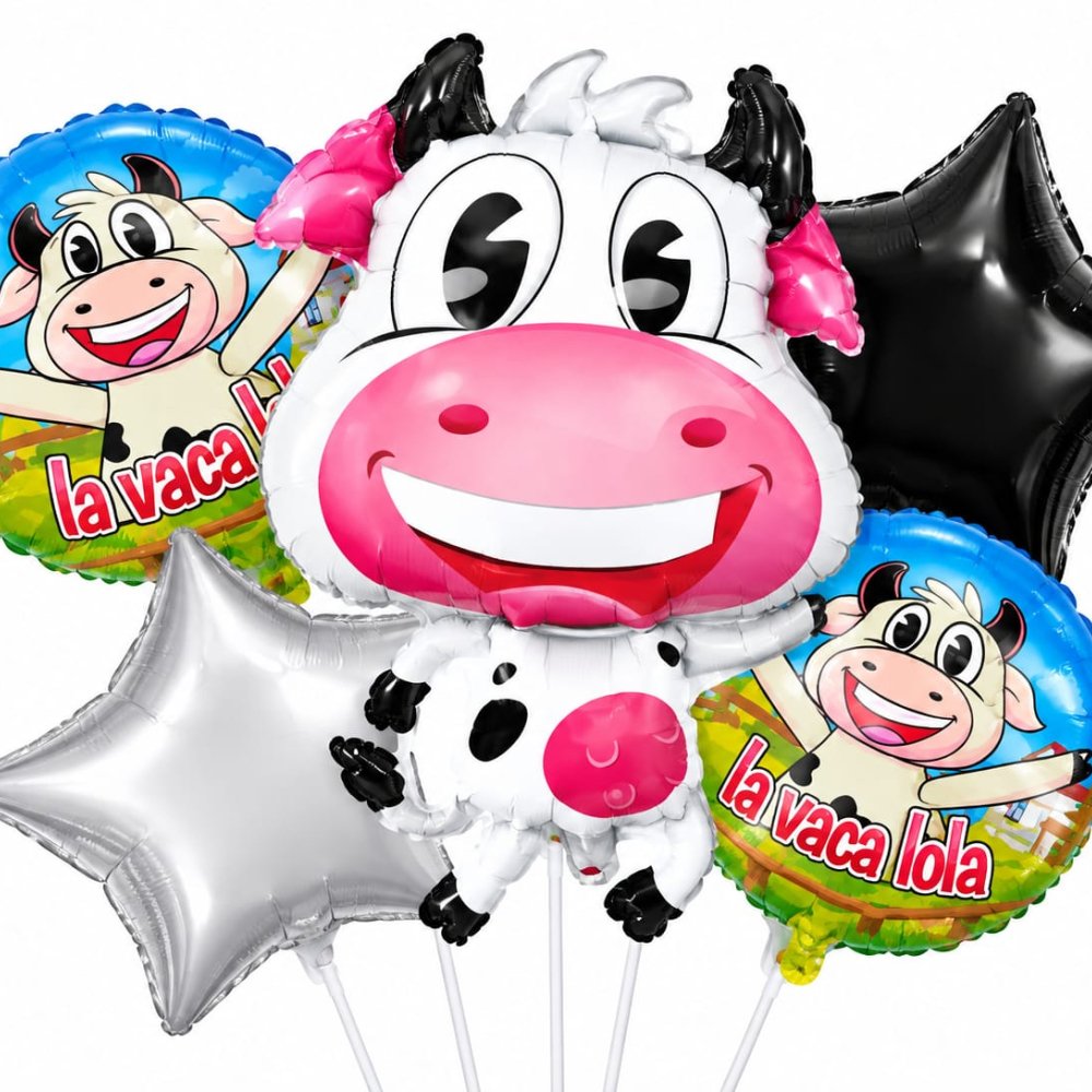 SET GLOBOS X5 VACA LOLA 