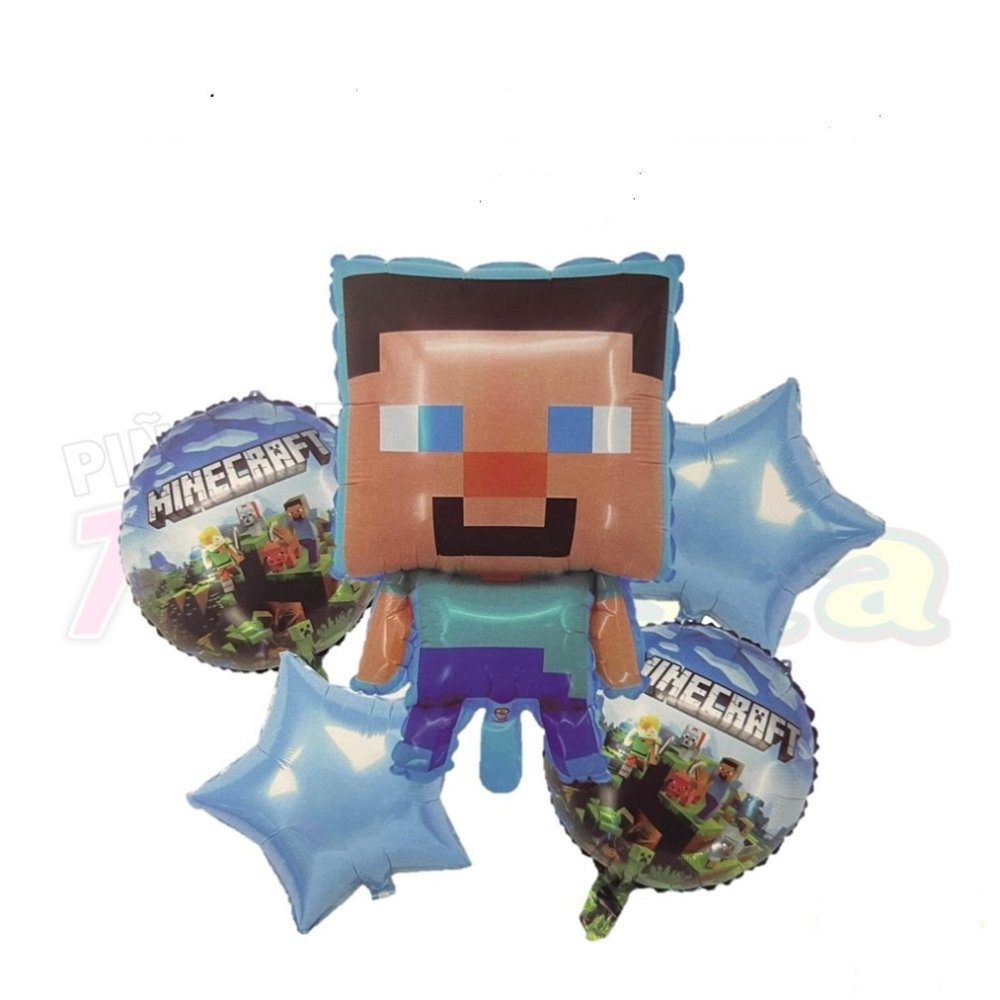 SET GLOBOS X5 MINECRAFT