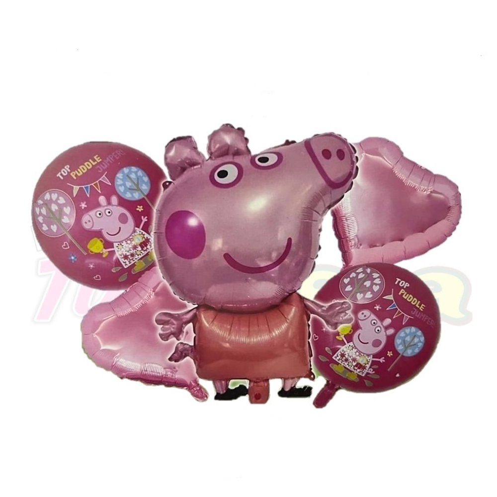 SET GLOBOS X5 PEPA PIG 