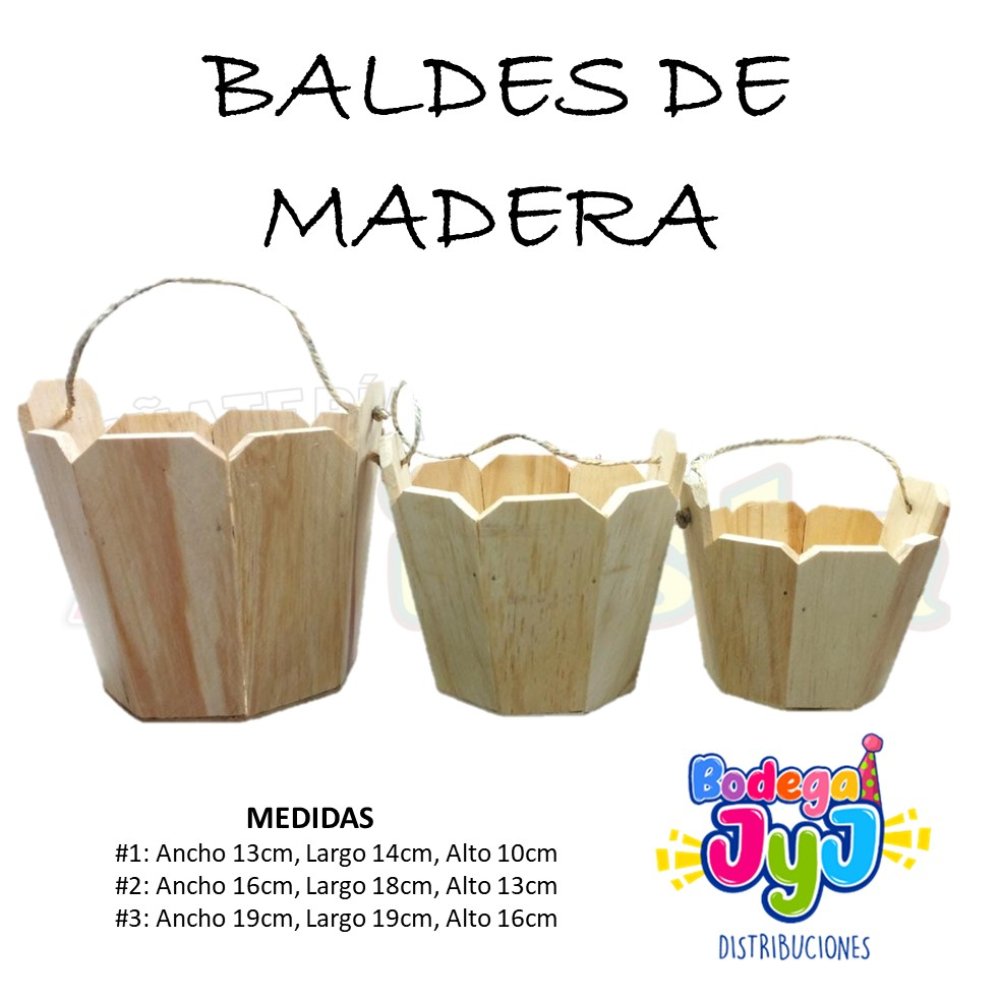 BALDE DE MADERA #3