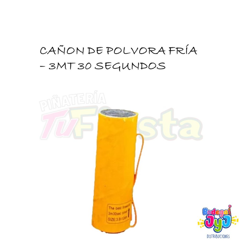 CAÑON POLVORA FRIA 2MT 3O SEGUNDOS