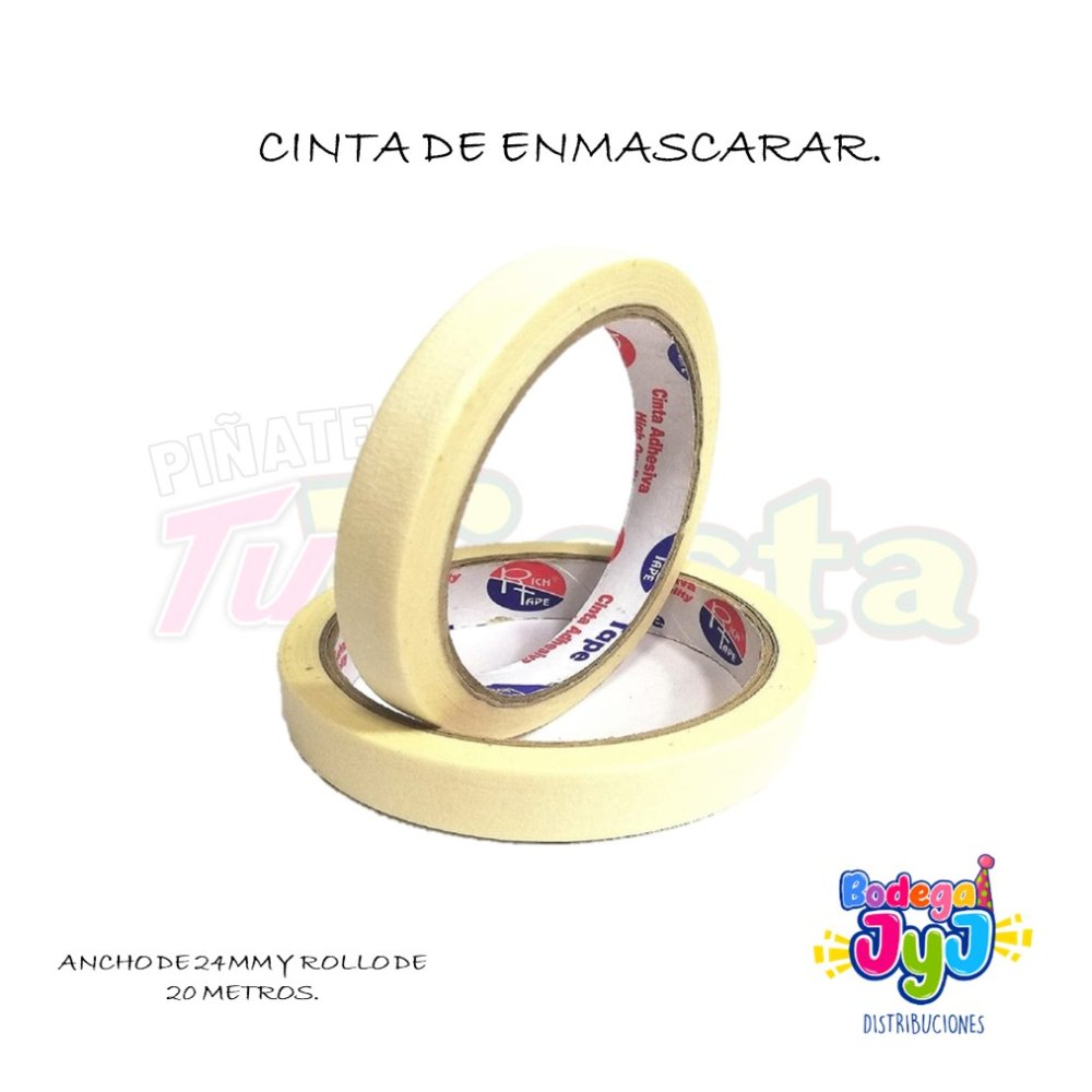 CINTA DE ENMASCARAR 24MM X 40MT