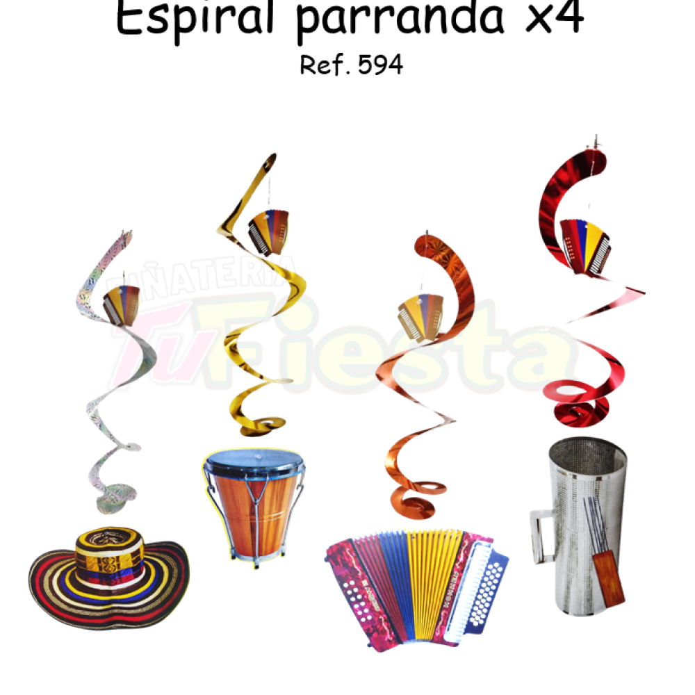 ESPIRAL PARRANDA X4 THE ONE (REF: 594)