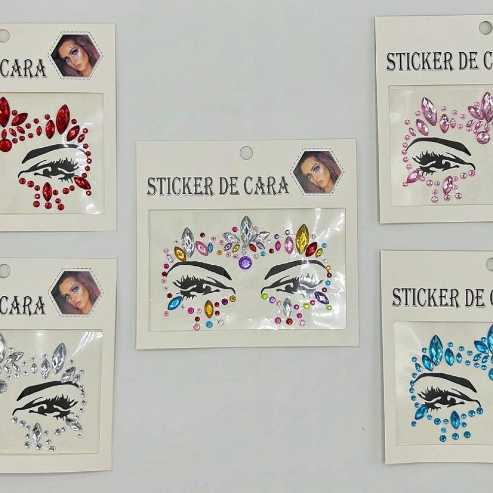GEMAS PARA LA CARA FACE STICKER