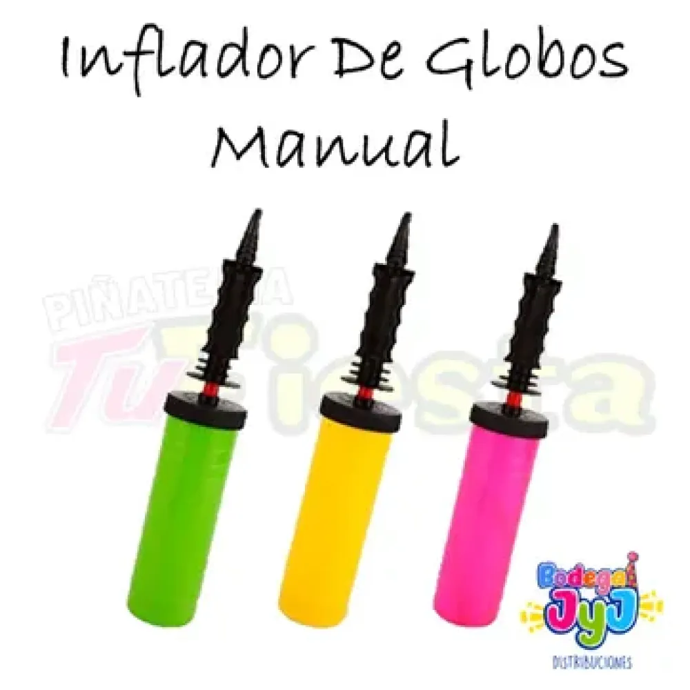 INFLADOR MANUAL FINO NEÓN COLORES
