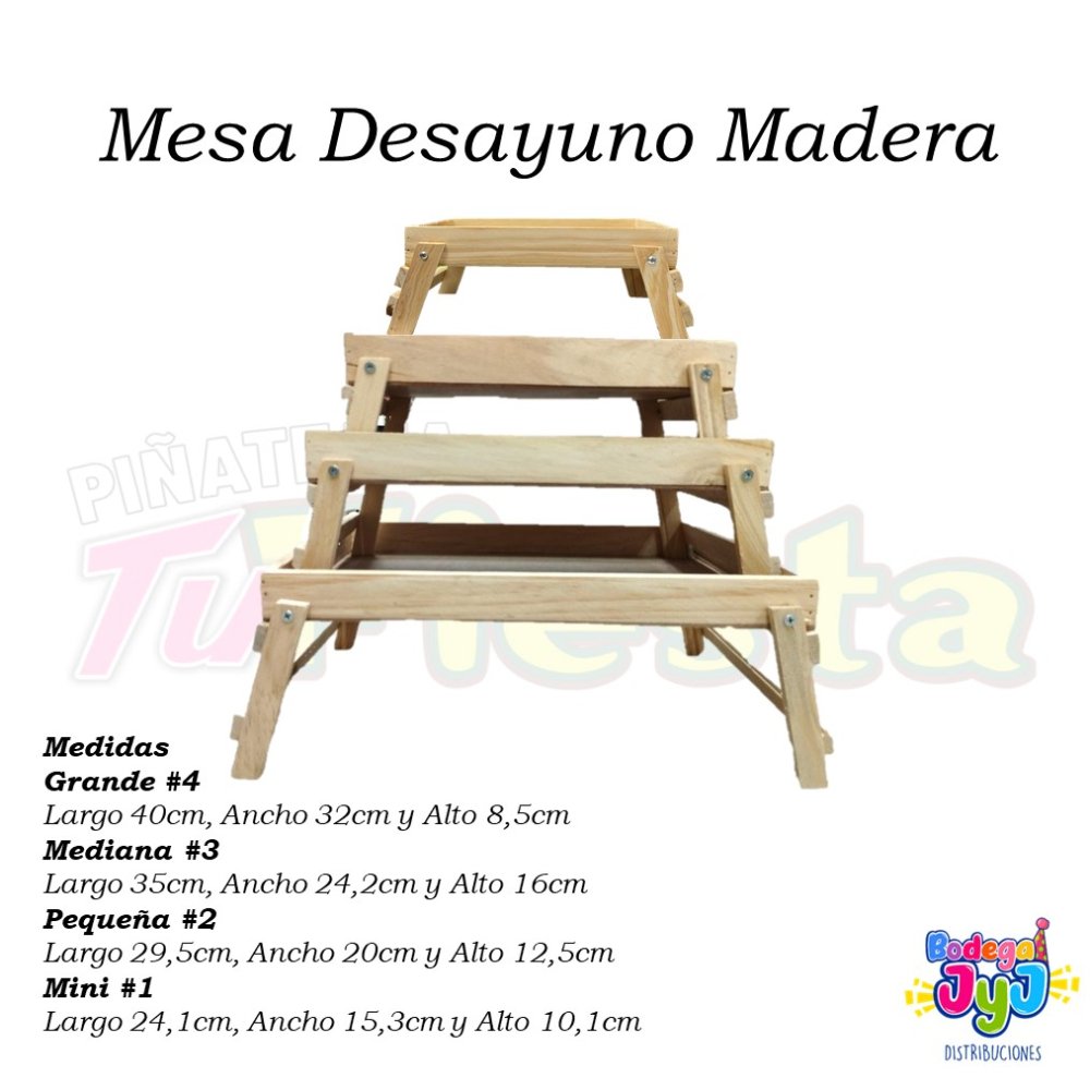 MESA DESAYUNO DE MADERA GRANDE