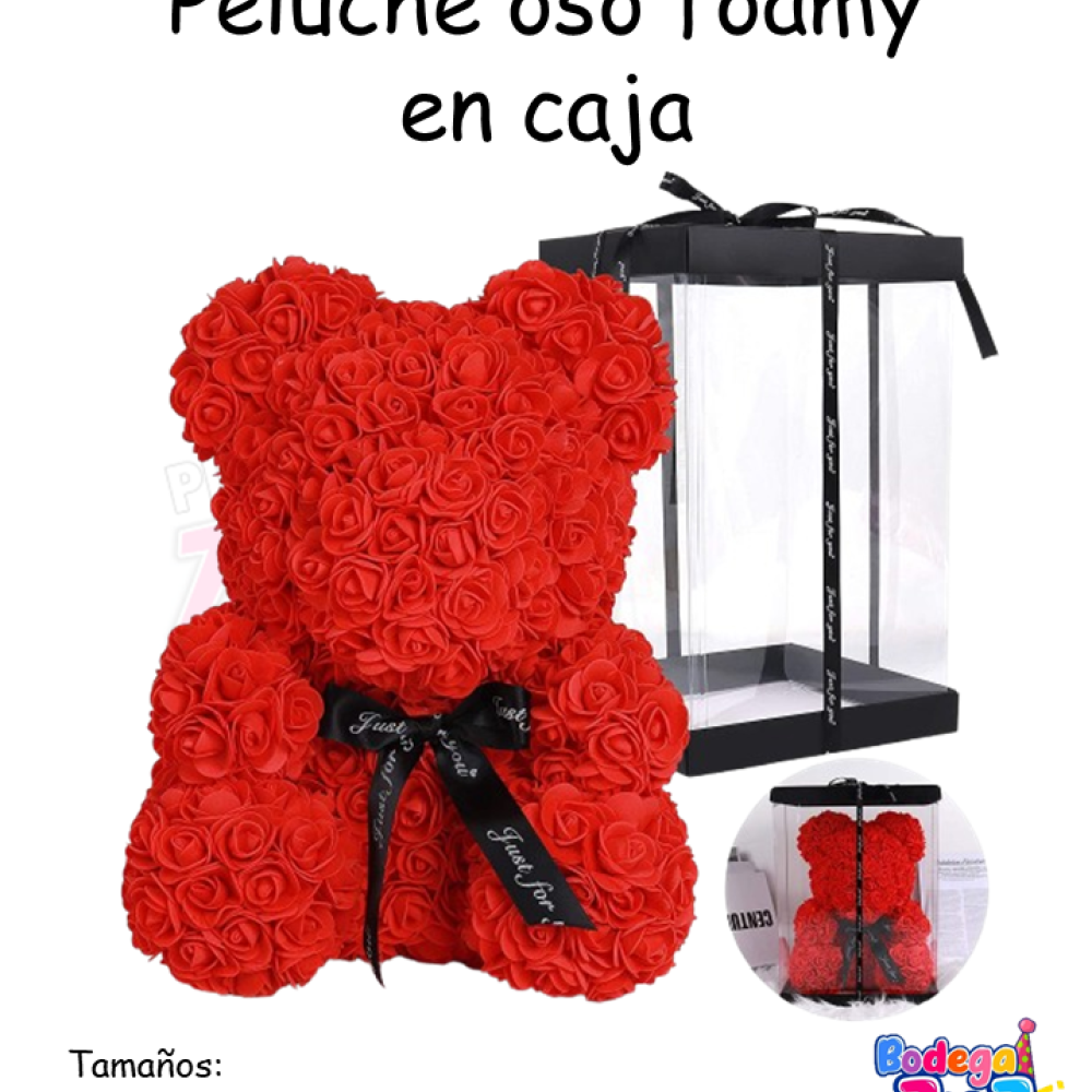 PELUCHE OSO FOAMY EN CAJA MEDIANO