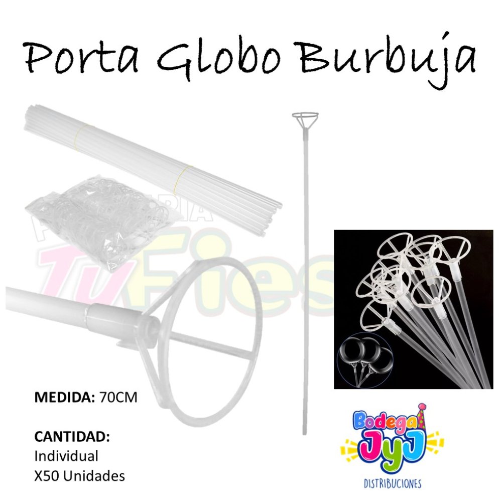 PORTA GLOBOS INDIVIDUAL 70CM