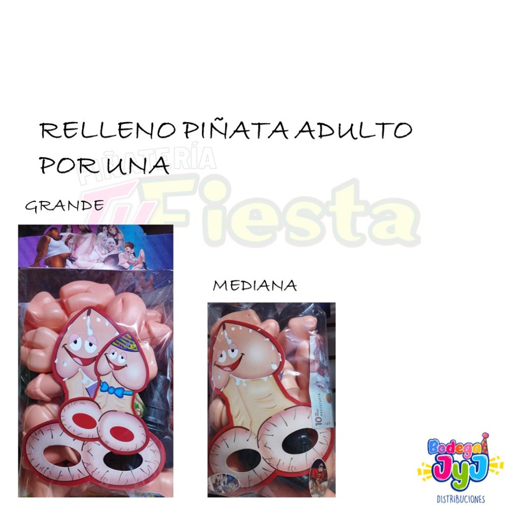 RELLENO DE PIÑATA ADULTO SENCILLO DEL GORDO MEDIANO