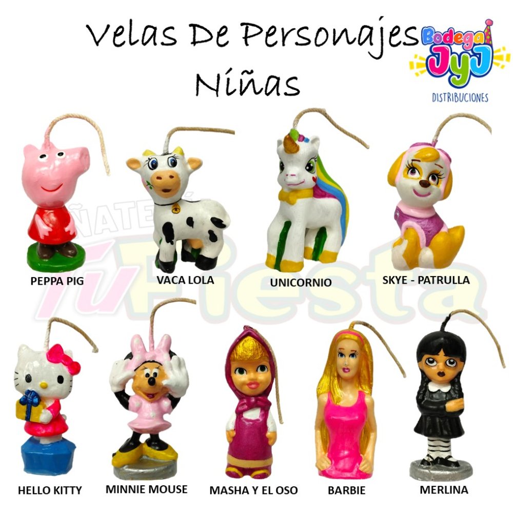 VELA PERSONAJES NIÑAS
