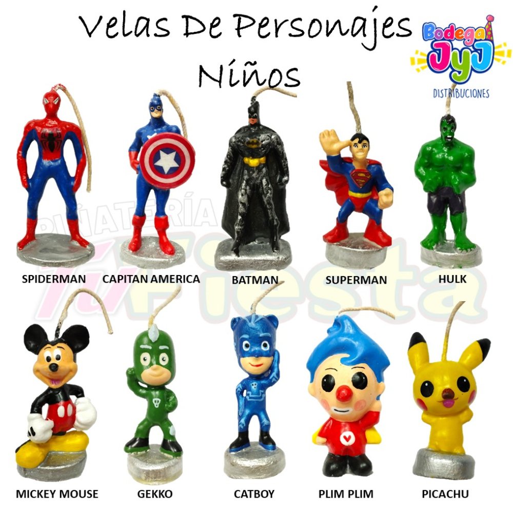 VELA PERSONAJES NIÑOS