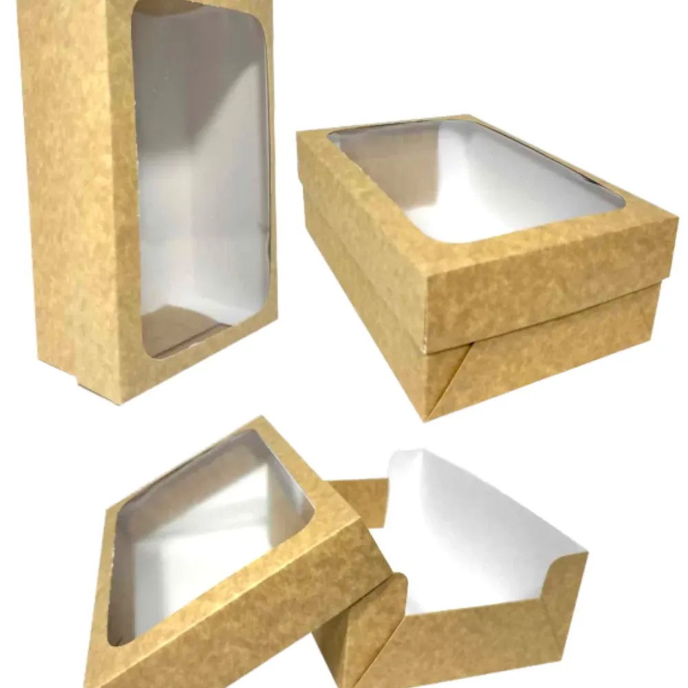 CAJA JUMBO KRAFT CON VENTANA GRANDE